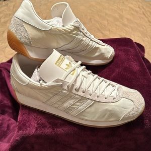 Adidas white trainers